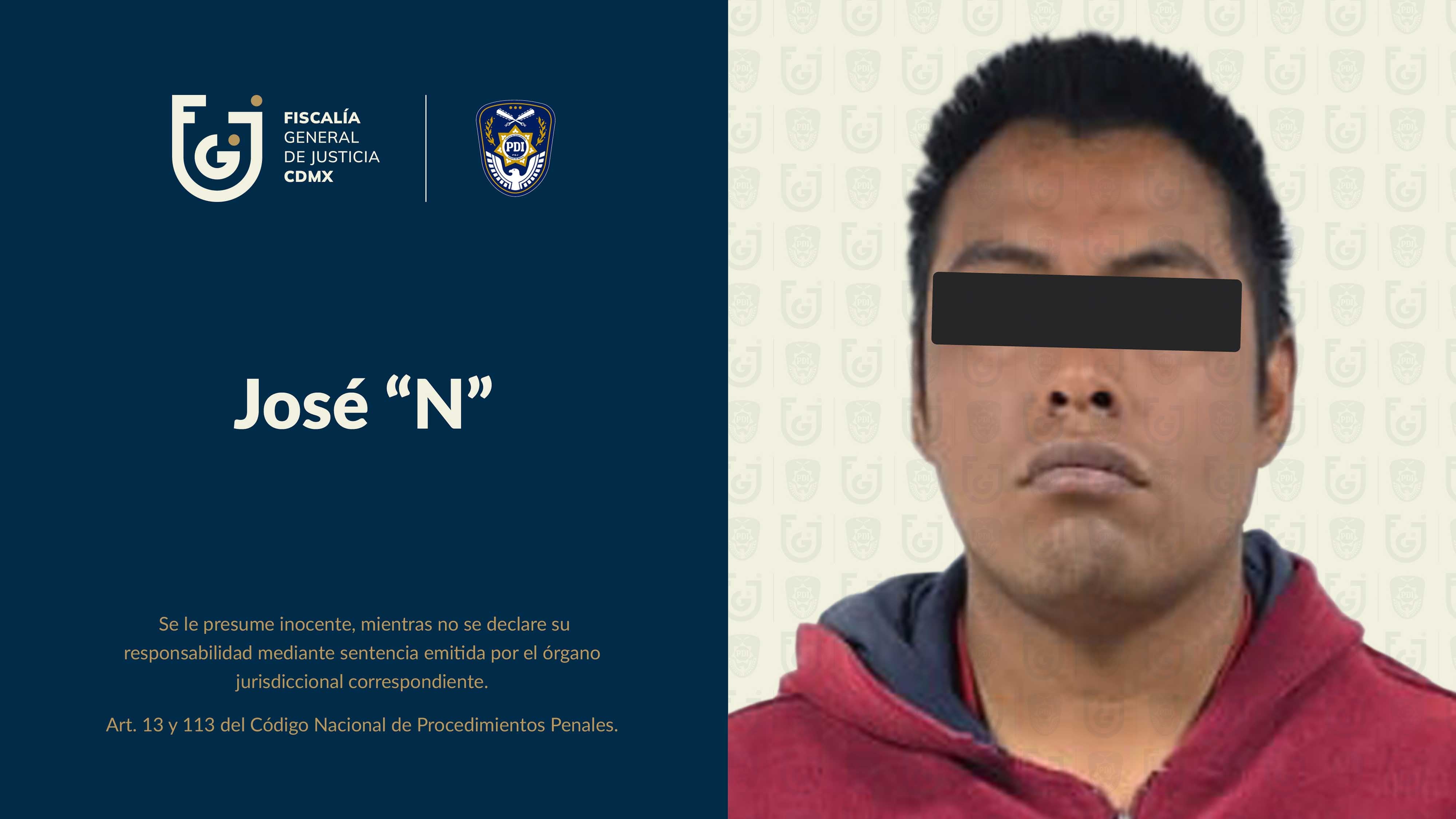 Detenido por el feminicidio de Jazmín García