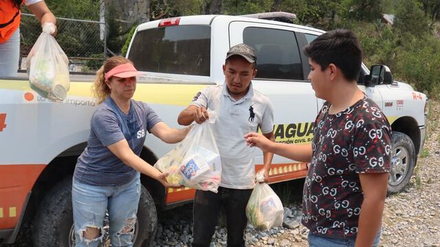 Jesús Nava Rivera envía despensa a El Pajonal