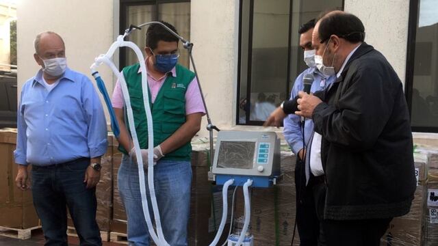 Ventiladores médicos en Bolivia.