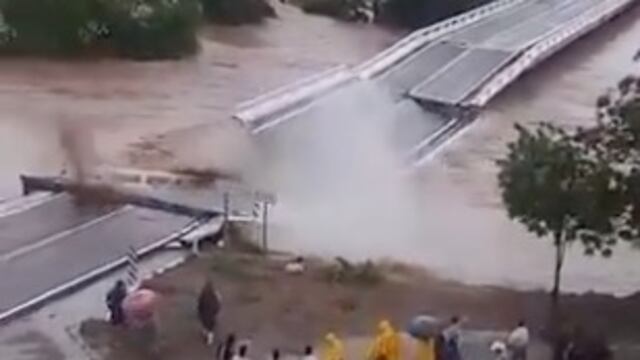 Derrumbe de puente "El Quelite"