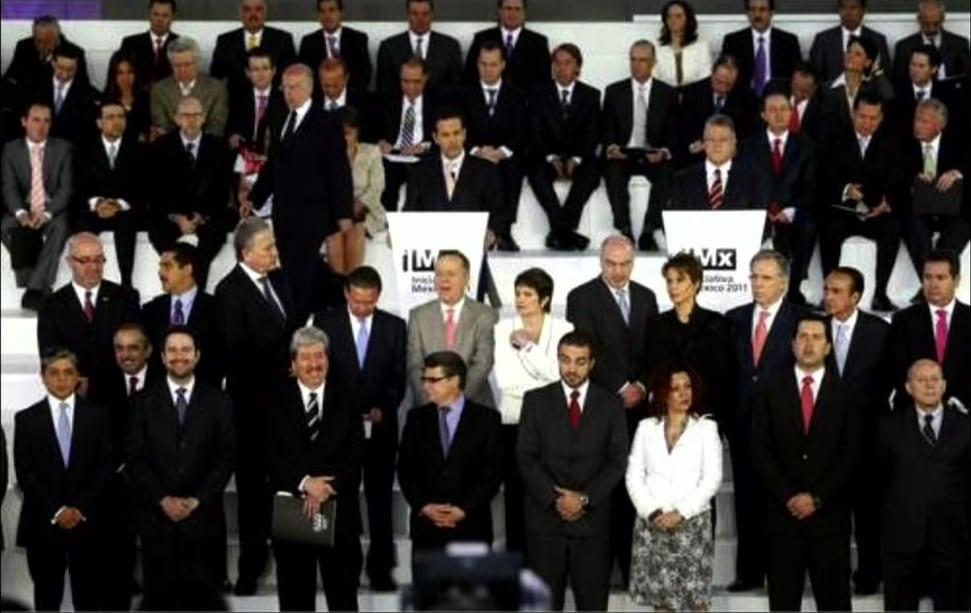 Periodistas asistentes a acuerdo de cobertura de violencia en México