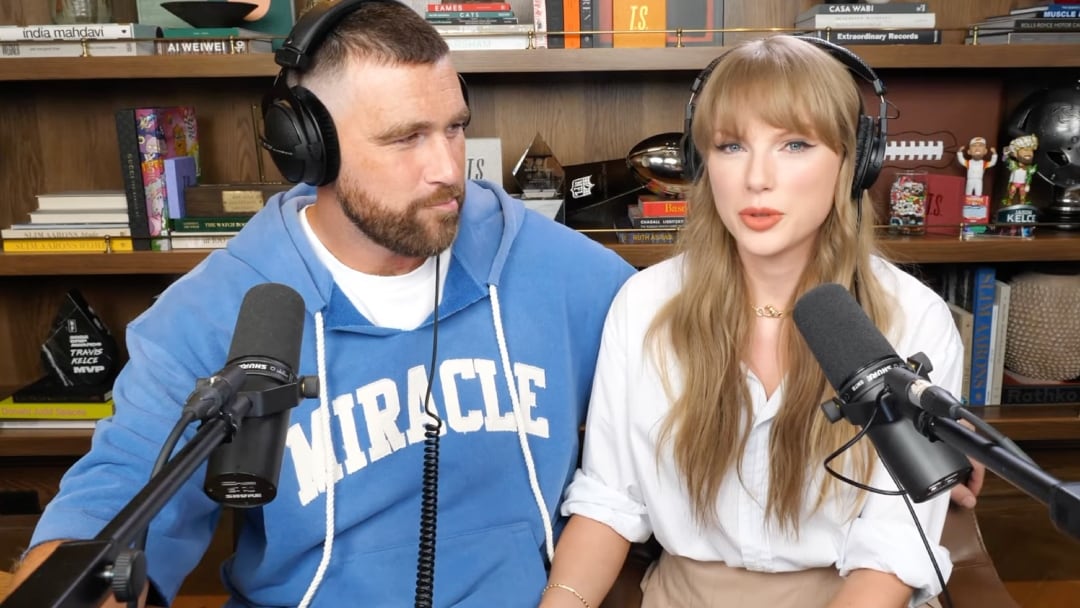Taylor Swift en New Heights de Travis Kelce