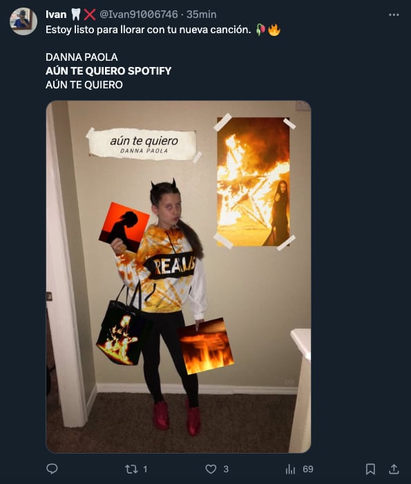 Memes por la espera del estreno de “Aún te quiero” de Danna Paola