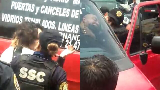 Abuso policial contra padre e hija