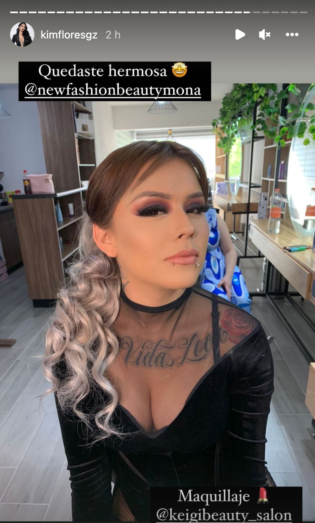 Kimberly Flores cambia de look a Mona, la influencer ‘chola’