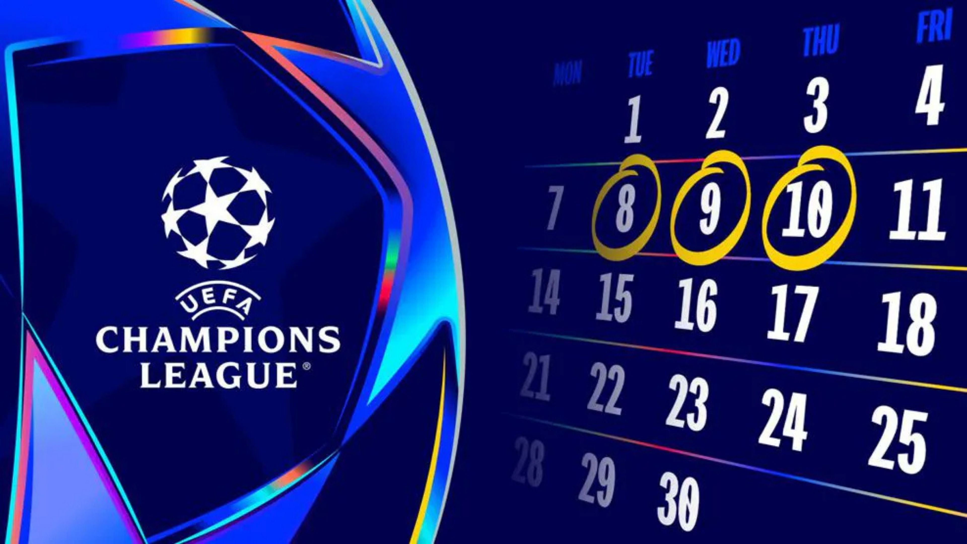 Champions League: Fechas y partidos de la Jornada 1 de la Fase de Liga