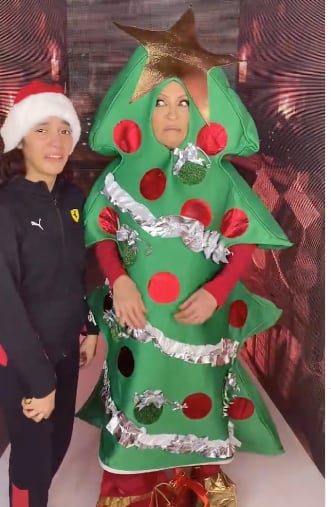 Yuri y su hija Camila.