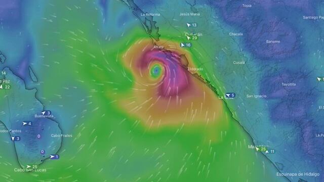 Tormenta tropical 'Narda'.