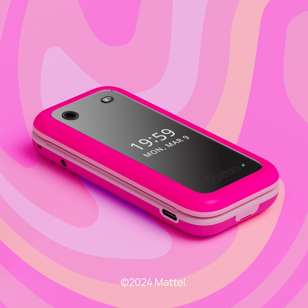 Nokia Barbie Flip Phone