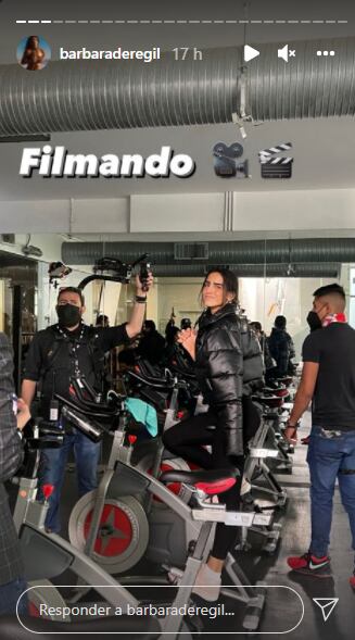 Bárbara de Regil graba nuevo proyecto.