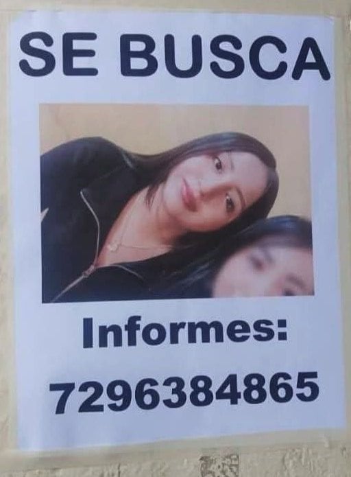 Paola Moreno fue reportada como desaparecida