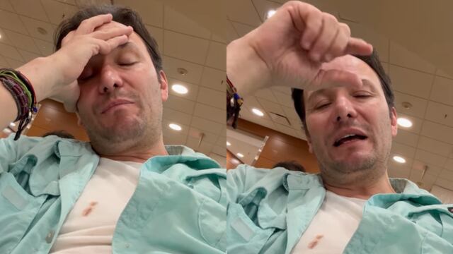 Rodrigo Cachero alarma a sus fans por video grabado desde el hospital; Kai su hijo menor se accidentó