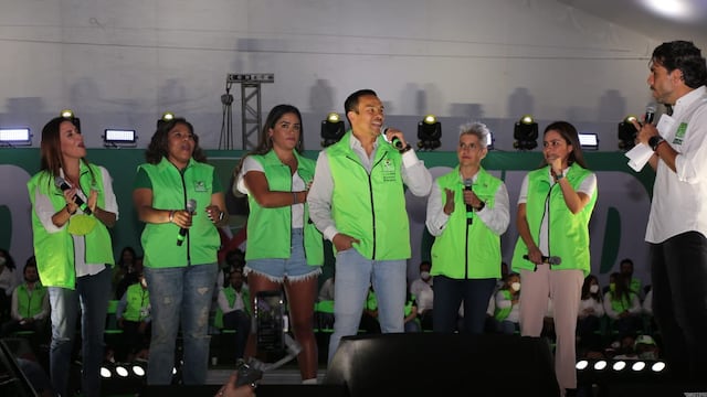 En el Parque Bicentenario, el Partido Verde realizó su cierre de campaña