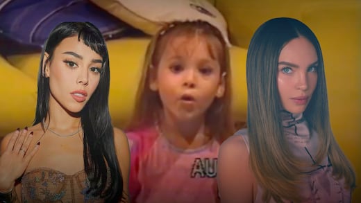 Danna emociona con video de su infancia cantando “Mi ángel de amor” de Belinda