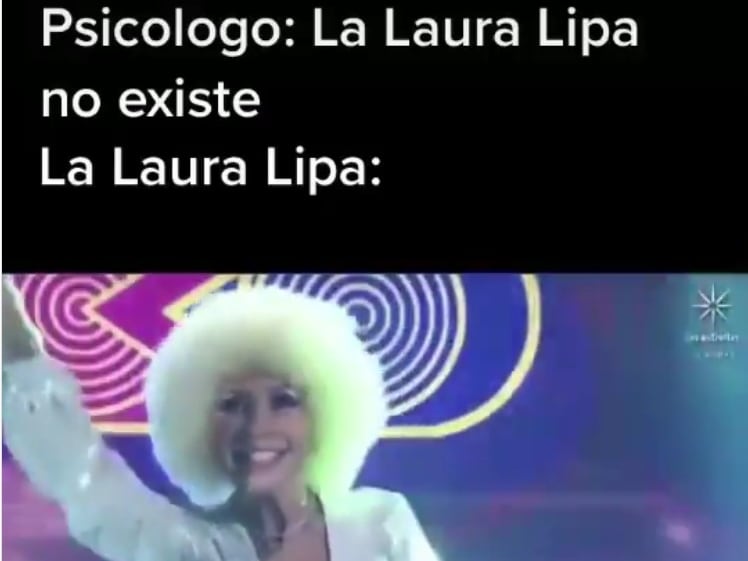 Meme de Laura Bozzo en 'Bailando con las Estrellas en Hoy'