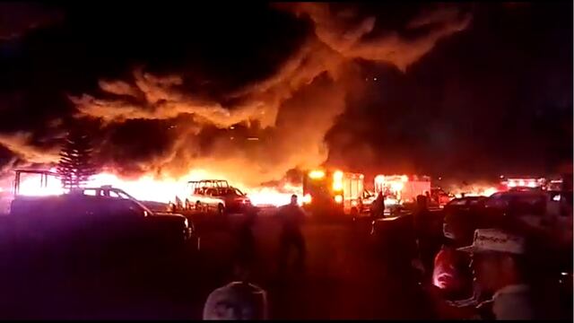 Incendio en base de Guardia Nacional en CDMX