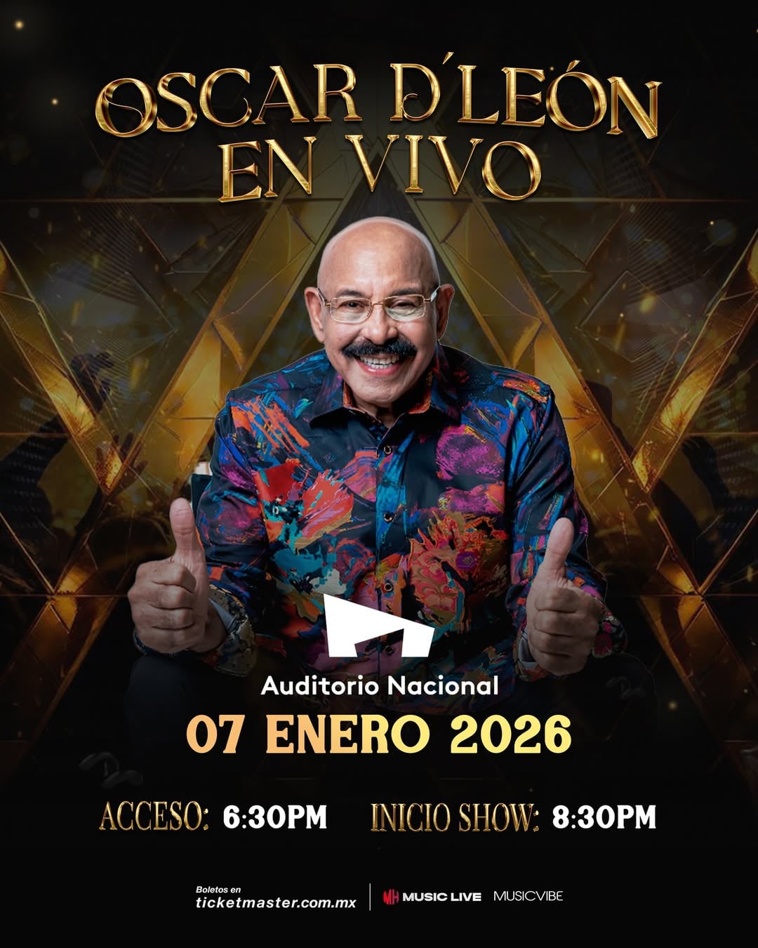 Concierto de Óscar D’León en Auditorio Nacional