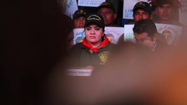 Nestora Salgado. Liberación.