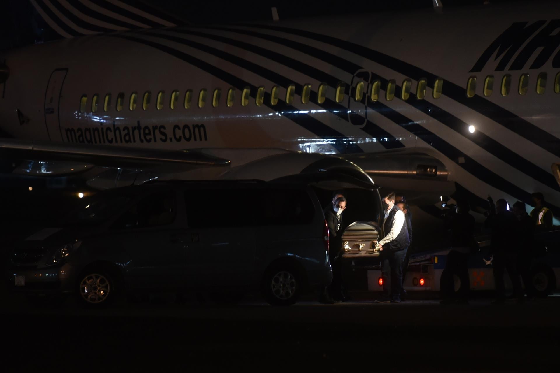 Cuerpos de migrantes repatriados a Guatemala