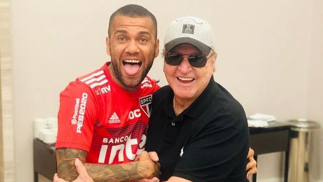 Dani Alves y Quico (Foto: Instagram)