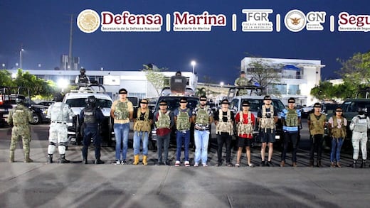 Operativo en Tabasco logró la detención de 12 personas por delitos contra la salud y posesión de armas de fuego