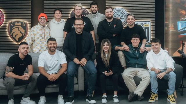 Kun Agüero y Piqué con los Kings League.