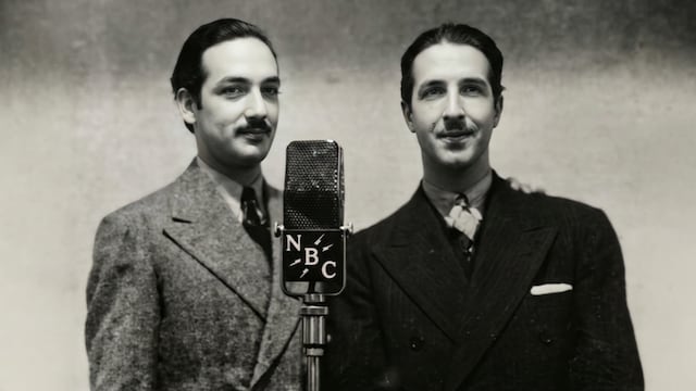 The Mexican Caballeros: Jorge Negrete y Ramón Armengod.