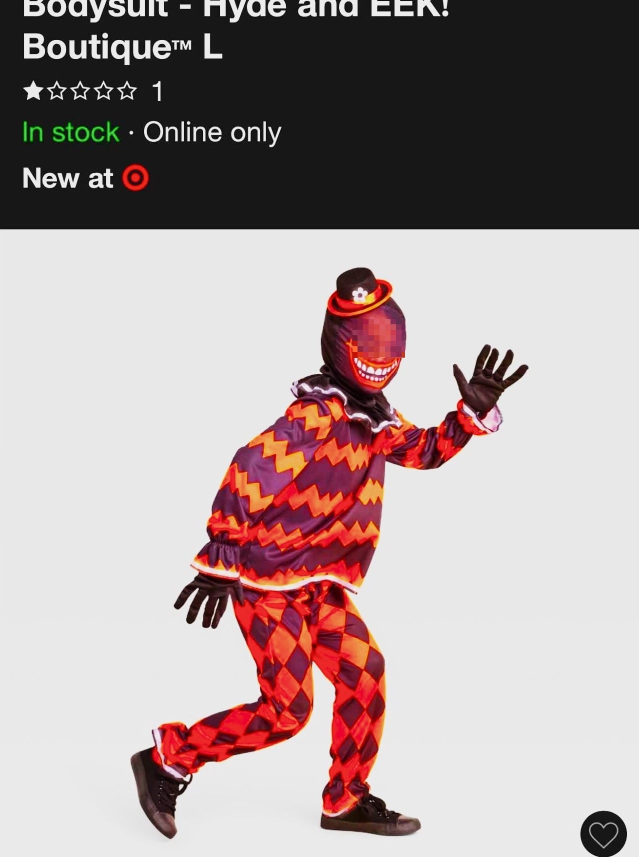 Target retira disfraz infantil de Halloween por evocar imágenes de blackface