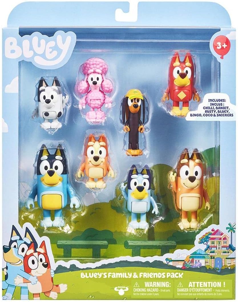 Set Bluey mini figuras ‘Family & Friends’