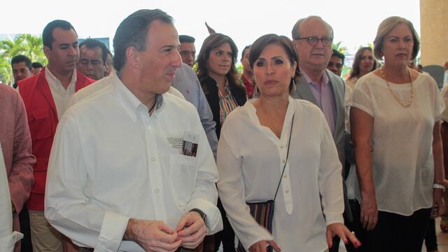 Rosario Robles y José Antonio Meade ex secretarios de Desarrollo Social