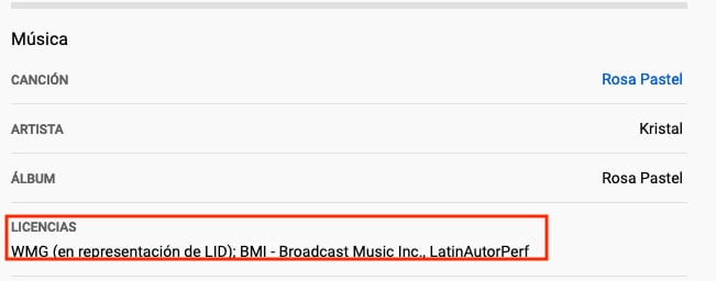 Derechos de autor de Kristal para su cover de Belanova/ Rosa Pastel.