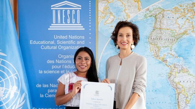 Yalitza Aparicio, Embajadora de la Buena Voluntad de la Unesco