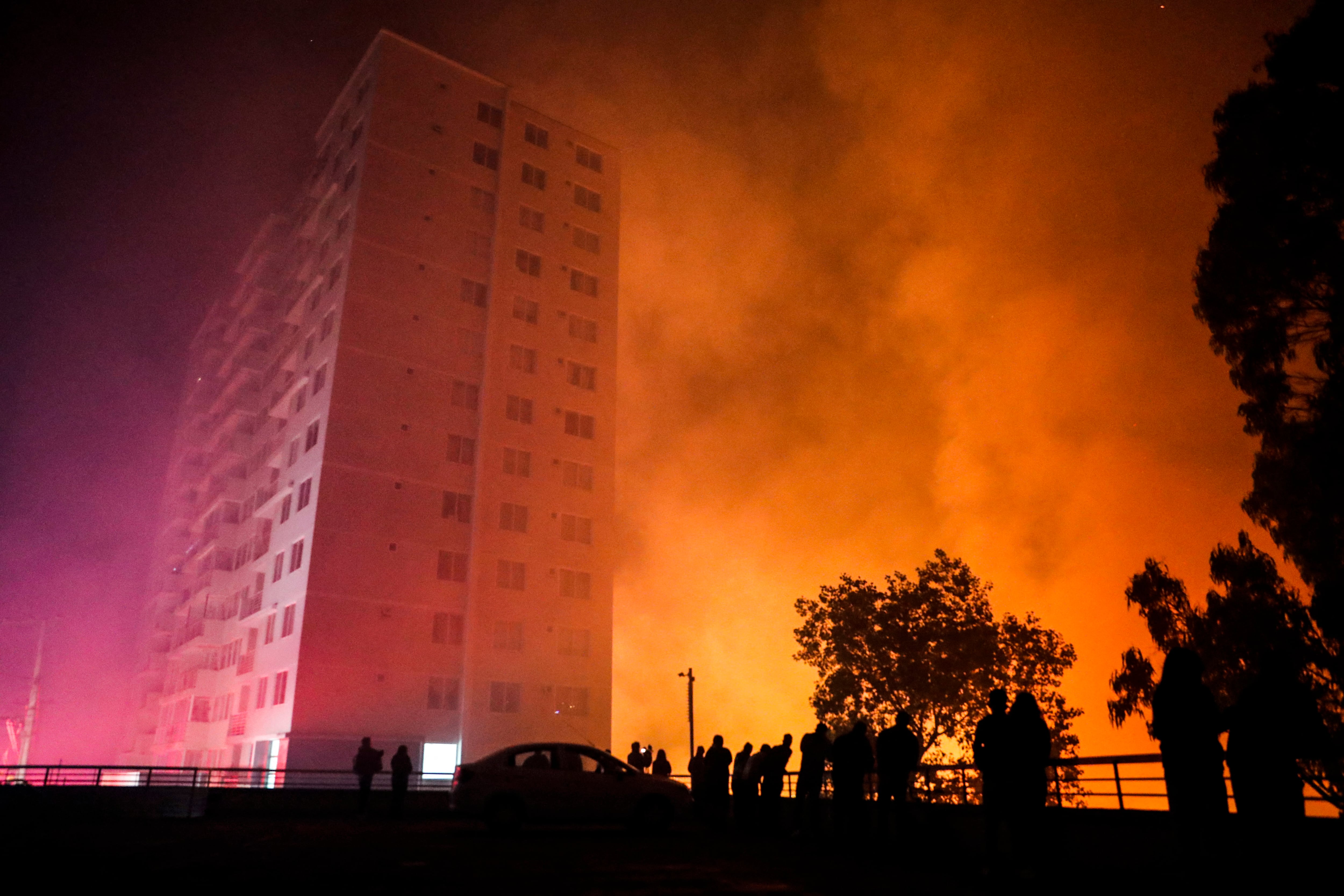 Incendio en Viña del Mar, Chile