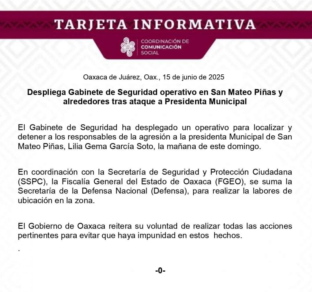 ¿Quién fue Lilia Gema García Soto? Muere la alcaldesa de San Mateo Piñas tras ataque al interior del Palacio municipal