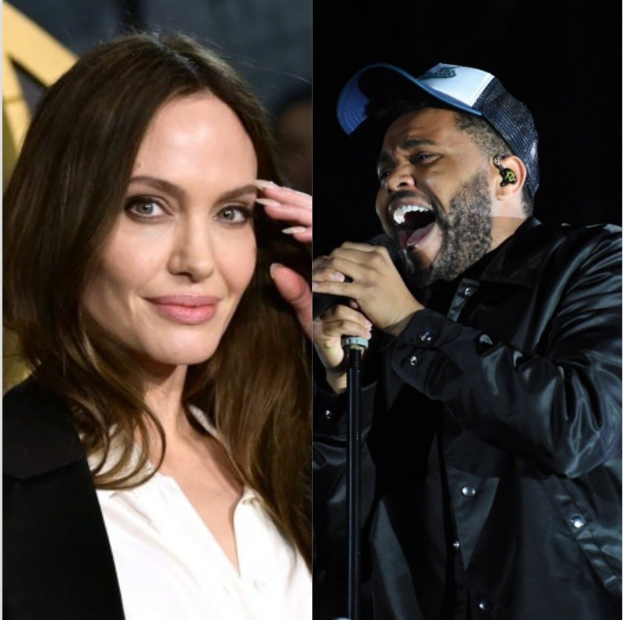 Angelina Jolie y The Weeknd