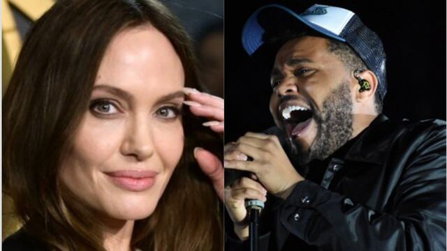 Angelina Jolie y The Weeknd
