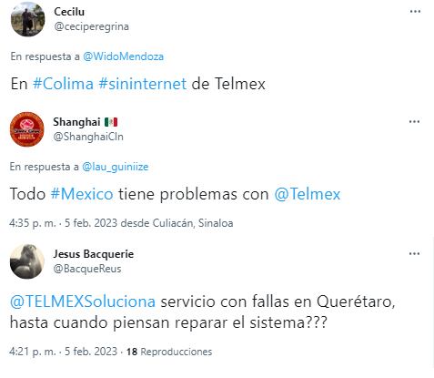 Quejas contra Telmex por la caída de su servicio Internet Infinitum