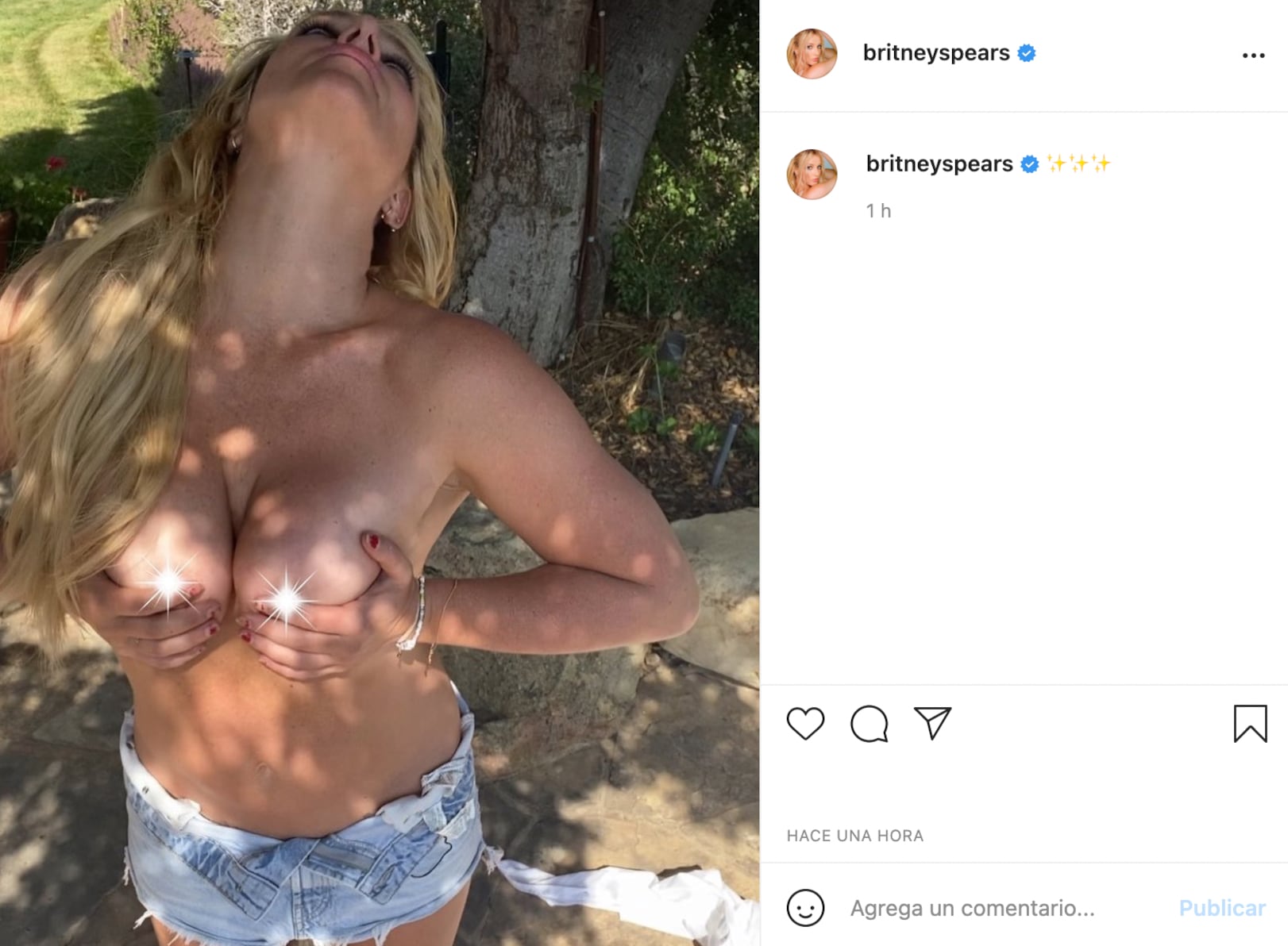 Britney Spears en topless
