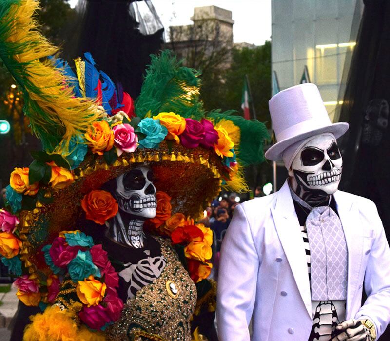 Procesión de Catrinas