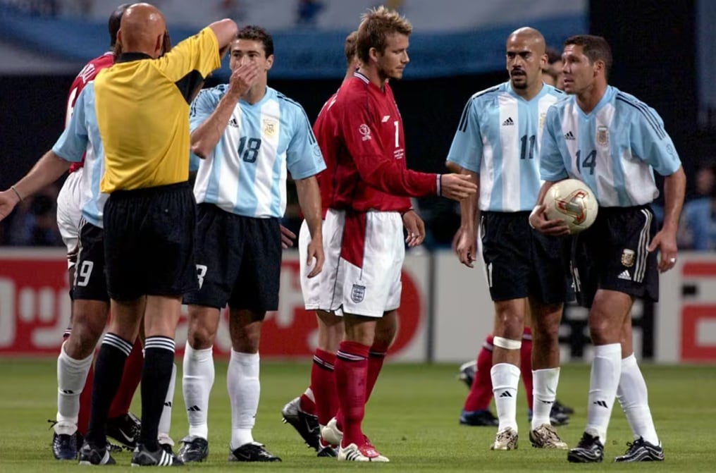 Inglaterra venció a Argentina en el Mundial 2002 con gol de Beckham