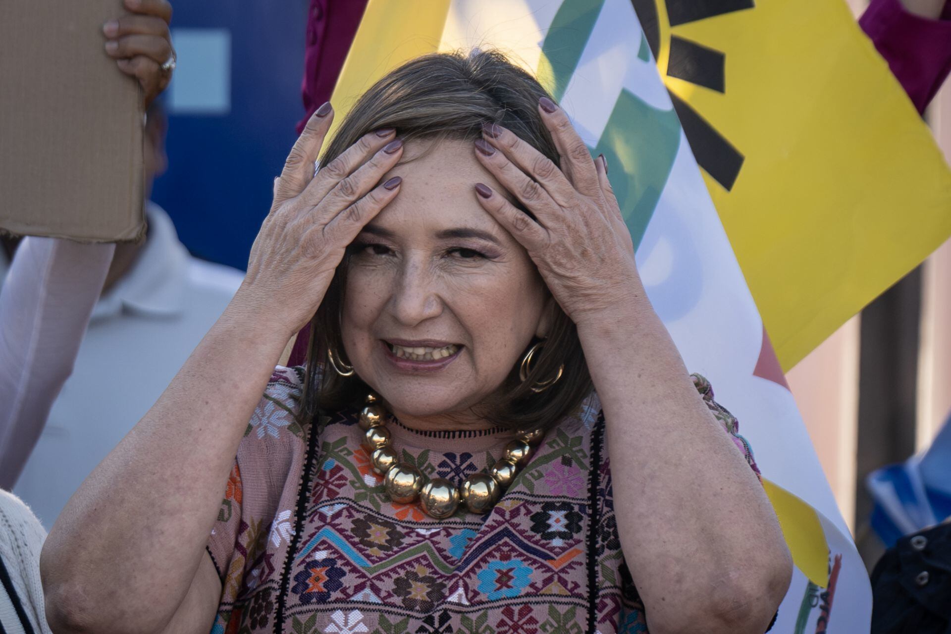Xóchitl Gálvez se justificó tras viajar a bordo de un avión privado