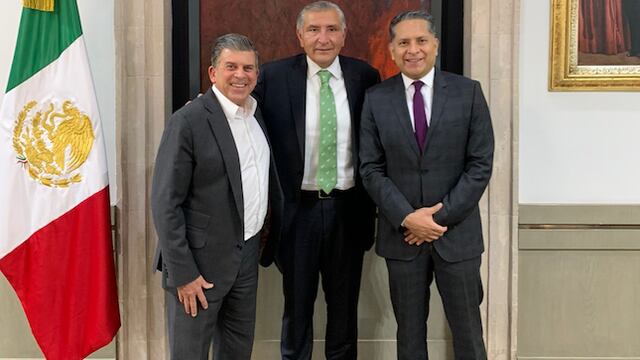 Nombramiento de Víctor Hugo López Aranda con Ricardo Sheffield y Adán Augusto.