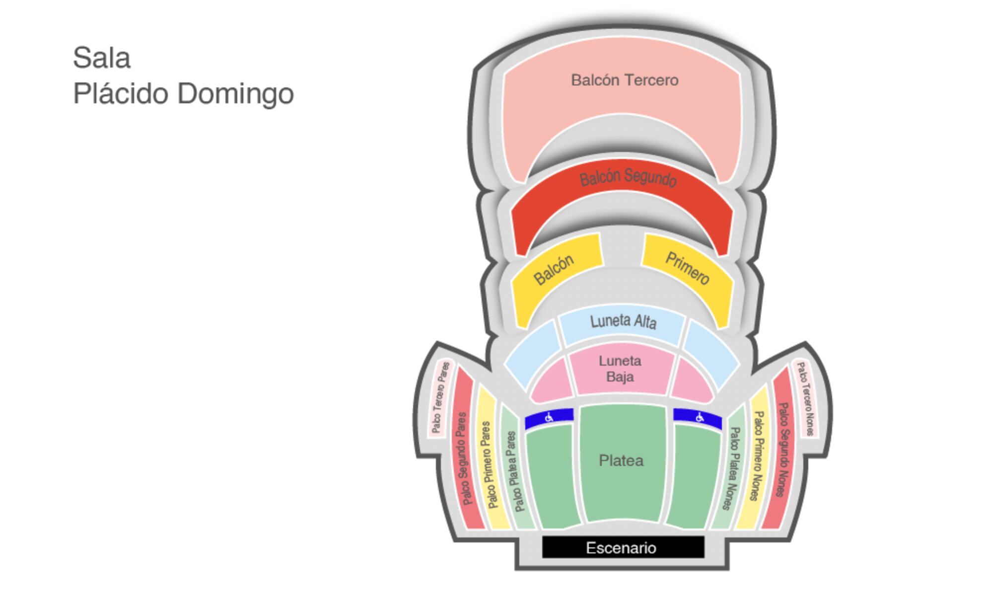 Sala Plácido Domingo Conjunto Santander