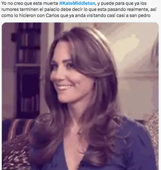 Memes sobre salud de Kate Middleton