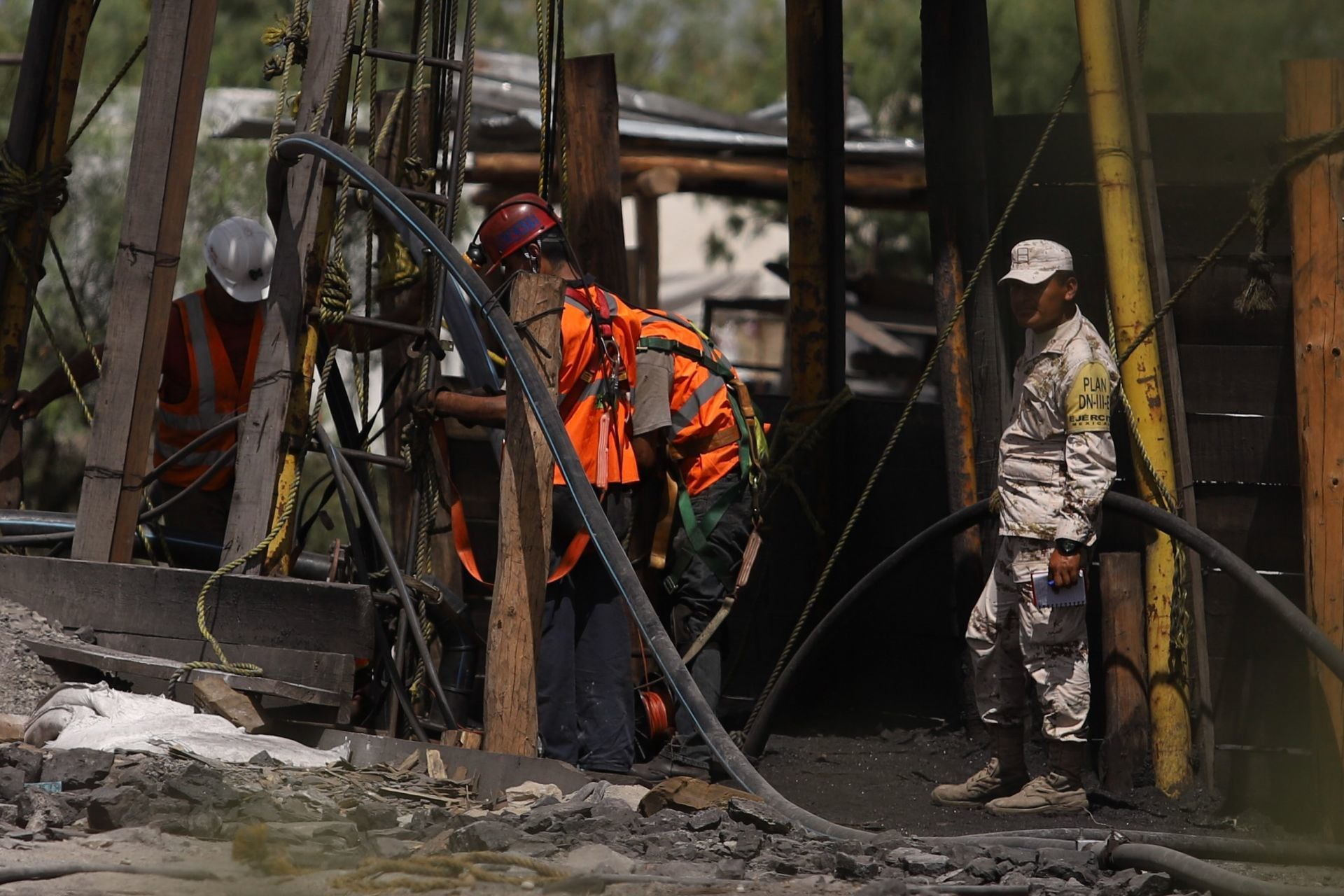Mineros atrapados Sabinas, Coahuila