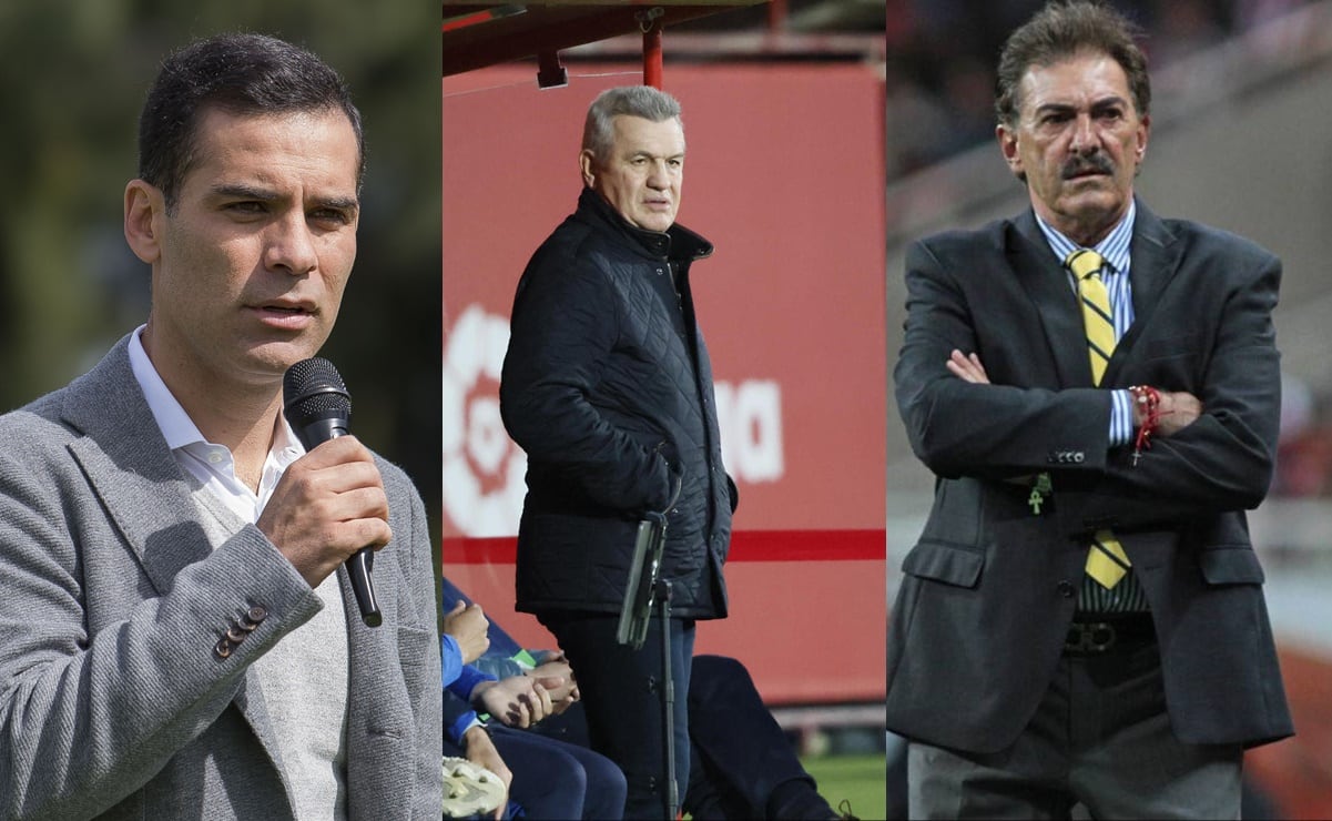 Rafa Márquez, Javier Aguirre y Ricardo La Volpe