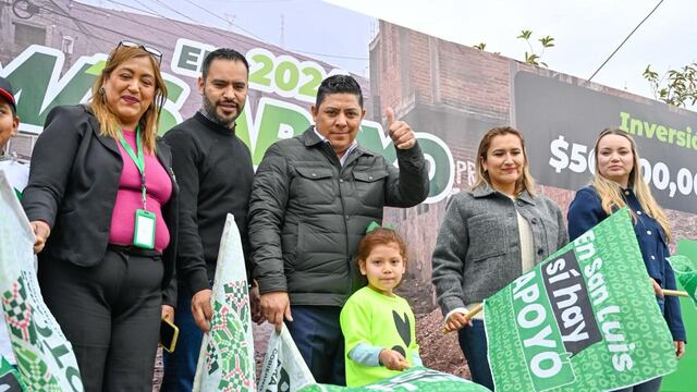Ricardo Gallardo abanderó el inicio de remodelación en colonia de San Luis Potosí