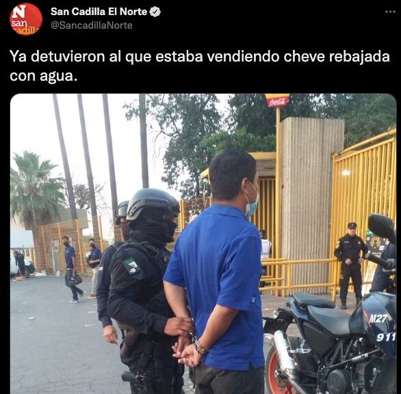Detuvieron al hombre que vendía cerveza rebajada en el Volcán