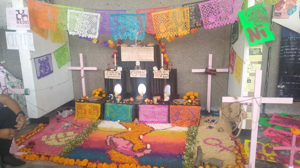 Ofrenda en UPIICSA.