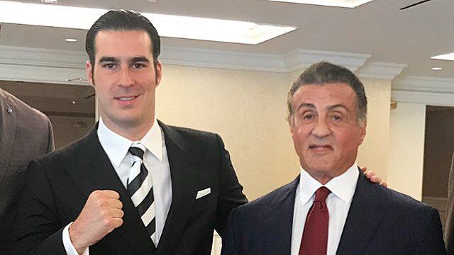 Miguel Torruco y Sylvester Stallone